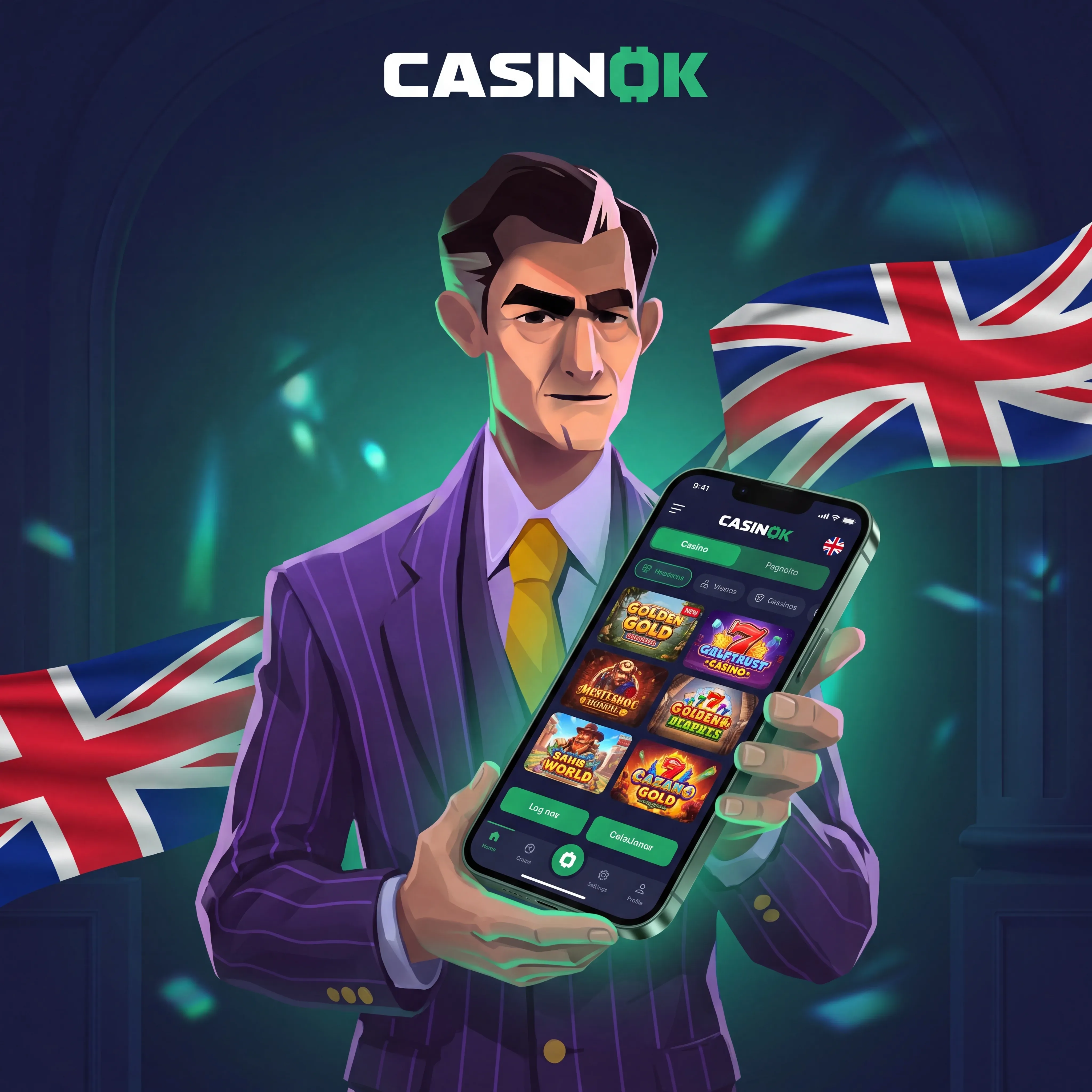 CasinOK mobile casino artwork