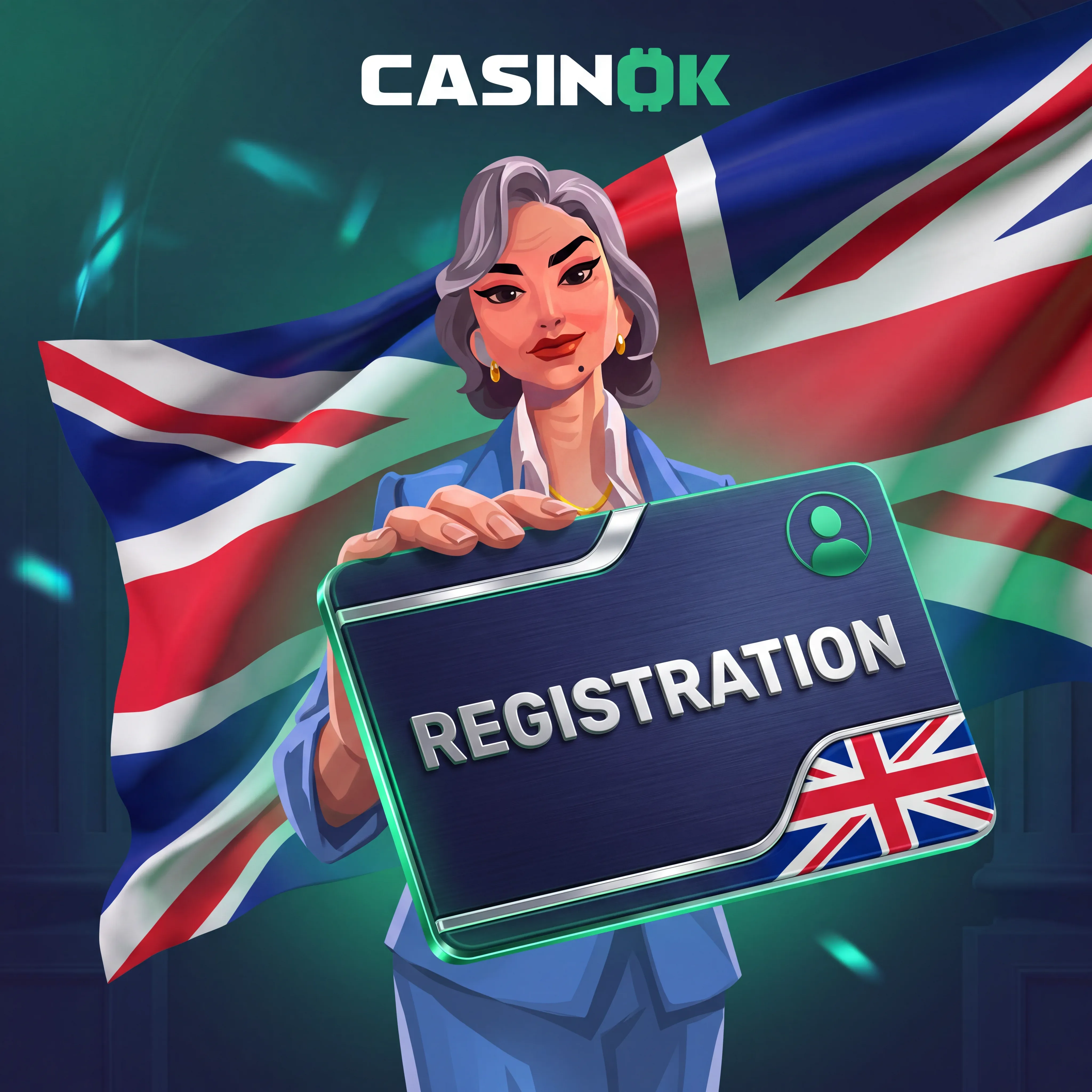 CasinOK registration pass artwork